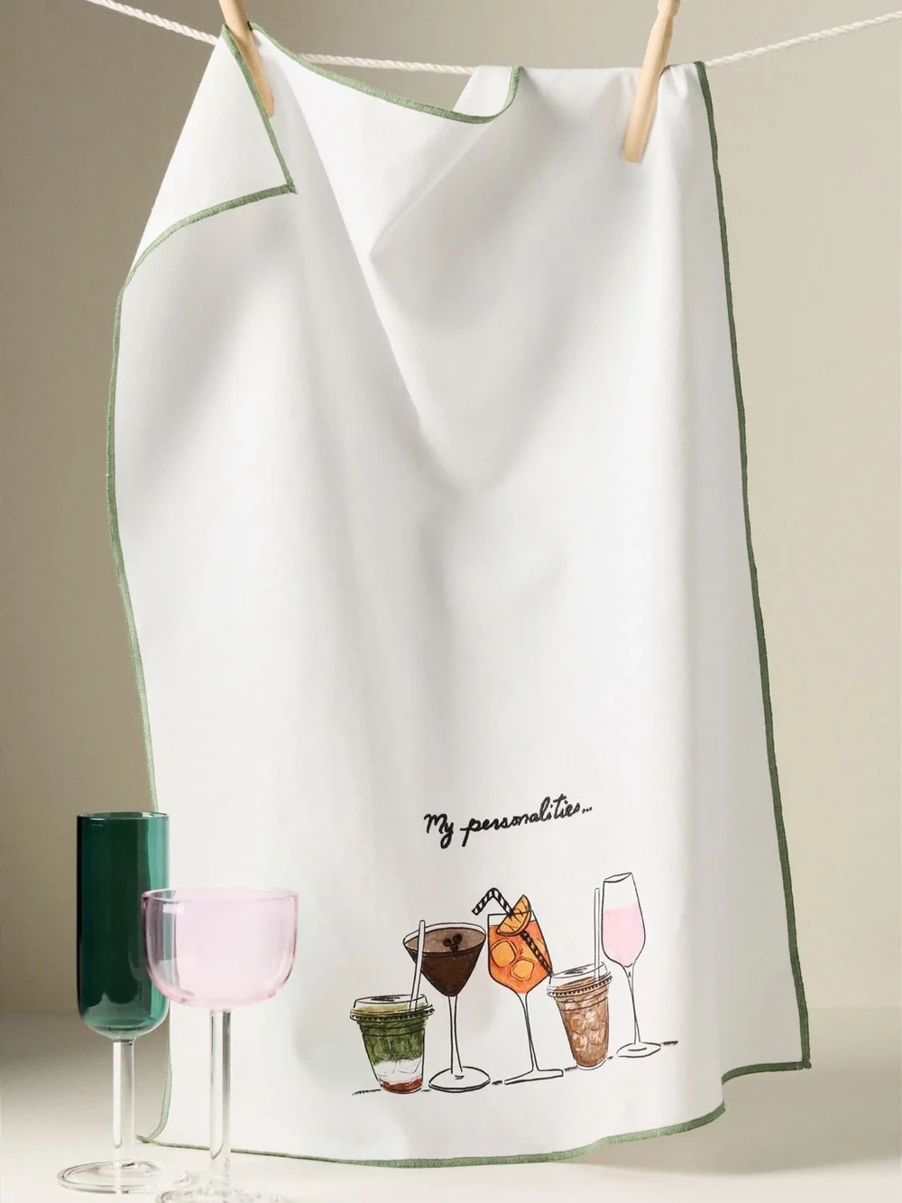 Noun New York Dish Towel by Ananda Guioffre for Anthropologie